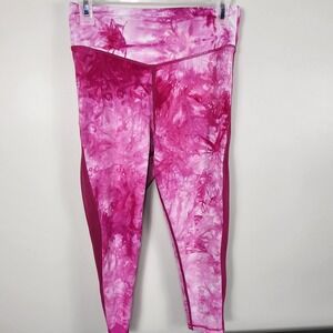 ZYIA Women's Hendrix Mesh Light n Tight Hi-Rise Capri JM3 Fuchsia Size 6-8 NWT